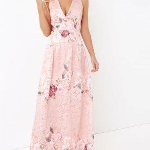 Little Mistress Floral Maxi Dress Size US4